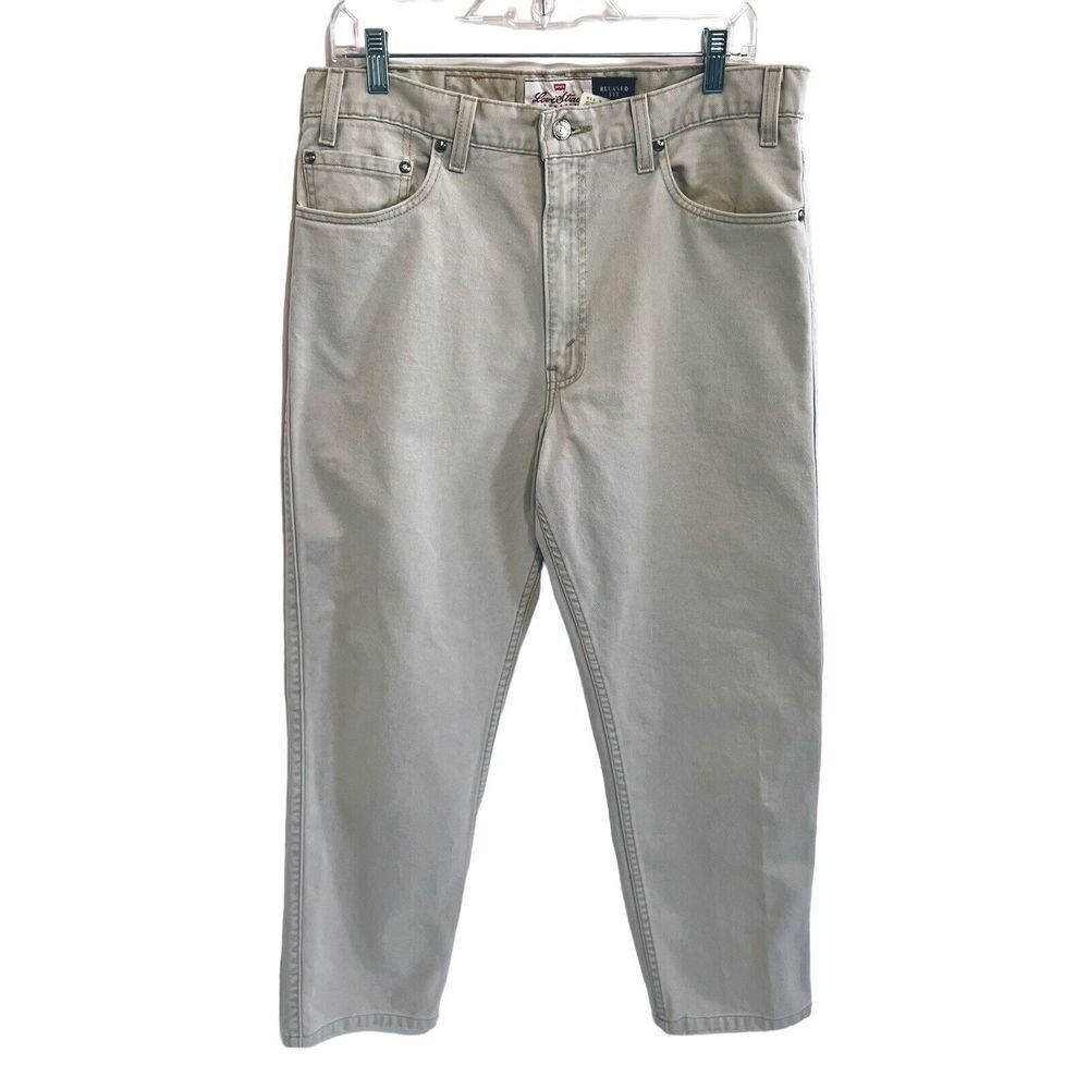 Levi’s 540 Vintage 90’s Signature Relaxed Fit Gray Brown Tab Jeans Men’s 34x30